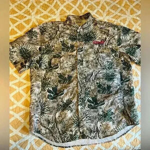 GameGuard Desert Camo Short Sleeve Microfiber Shirt Mens  Size M